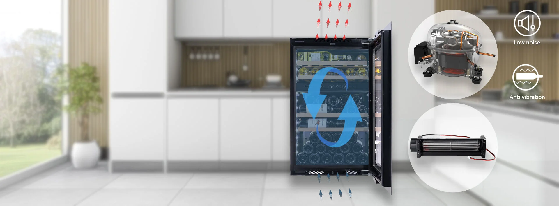 ІНВЕРТОРНИЙ КОМПРЕСОР І ВЕНТИЛЯТОР З ПЕРЕТИНУ ПОТОКУ